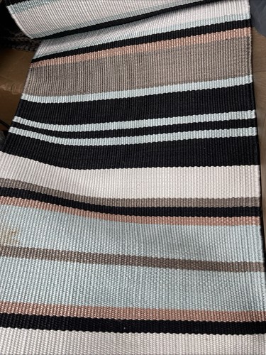 Woven black white - woven, teal