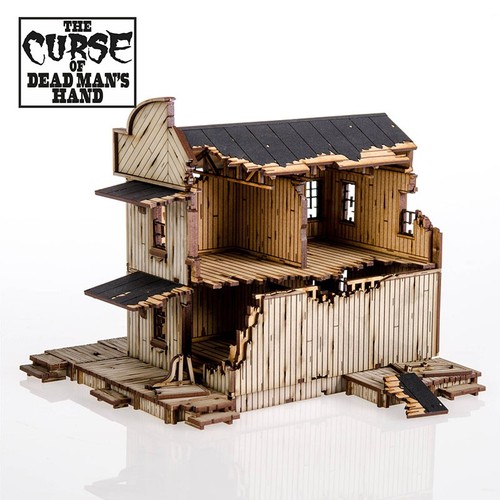 Ramshackle cursed building - building,