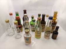 Empty Miniature Alcohol Bottles