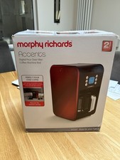 Morphy Richards Accents Pour Over Filter Coffee Machine - Red