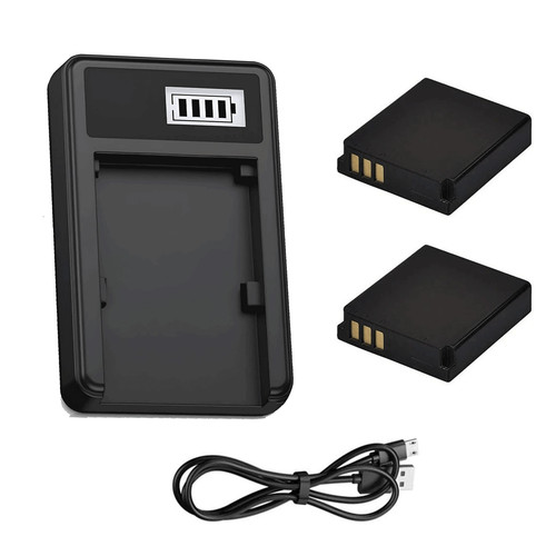 Charger 2pc battery panasonic - charger,