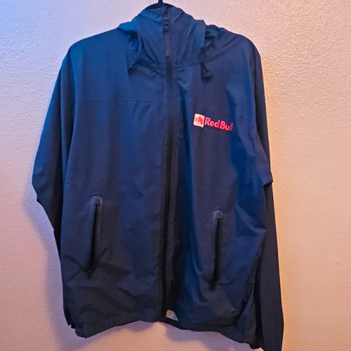 Red bull men blue hooded - men's,