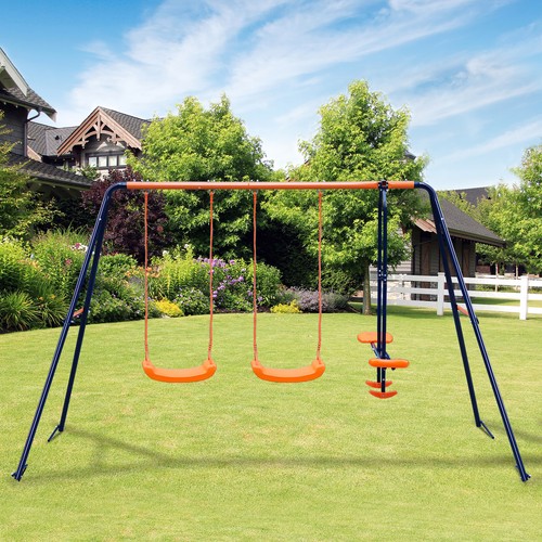 Double swing set - garden,