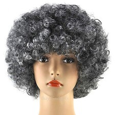 CURLY AFRO FANCY DRESS WIGS FUNKY DISCO CLOWN STYLE MENS/LADIES COSTUME 70S HAIR