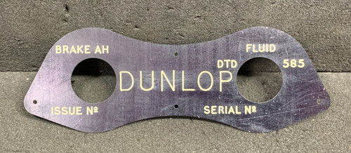 Aircraft dunlop facia panel - aircraft,