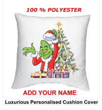 Personalised Grinch Cushion