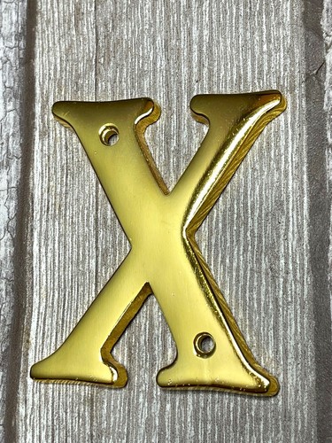 Brass letters z 3 - a-z, 3"