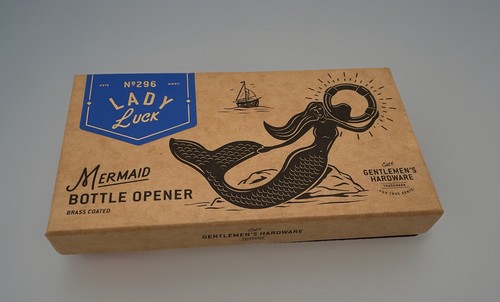Lady luck brass - mermaid, bottle