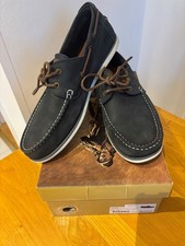 BARBOUR CAPSTAN BLUE LEATHER