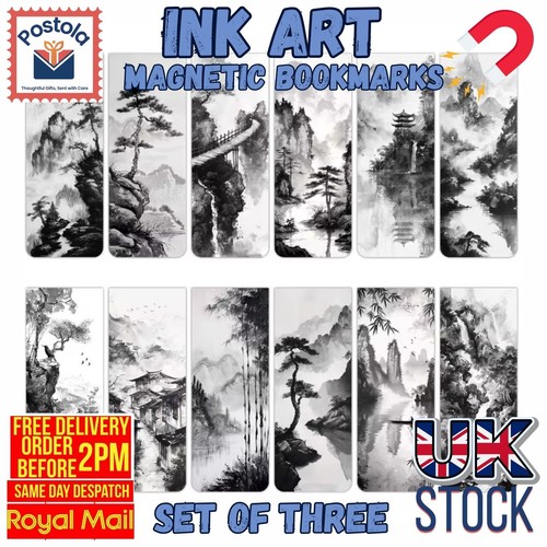 Ink art magnetic - ink, bookmarks
