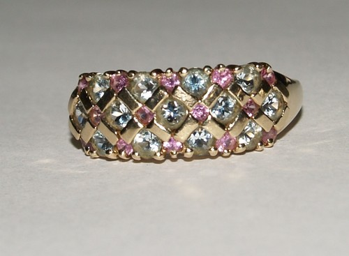 Qvc 9ct yellow gold pink - qvc,