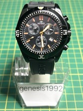 Men’s Rotary Aquaspeed Chronograph Watch Black And Silver