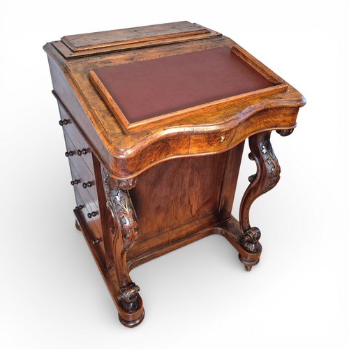 Antique victorian burr walnut - antique,