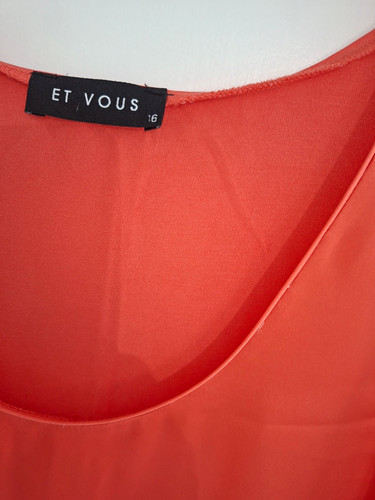 Vous womens orange - vous, chiffon