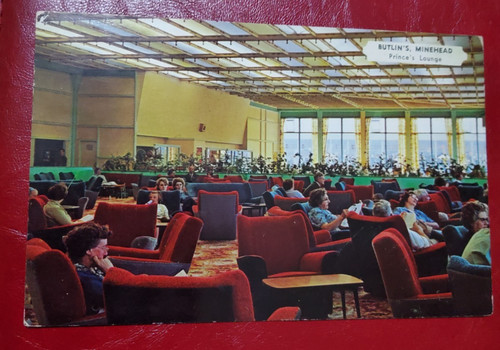 Butlins minehead postcard - minehead,