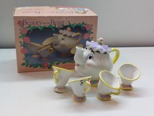 Retro Euro Disney Beauty and the Beast Tea Set