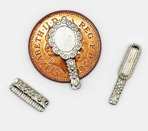 Dolls house brush comb - dolls, &