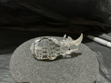 Rare Retired Swarovski Crystal Large  Rhinoceros 117900