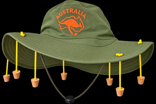 Australian cork hat olive - australian,