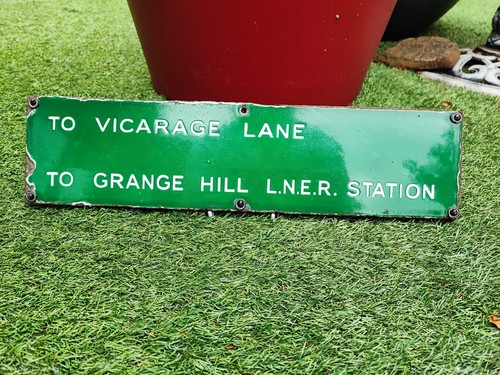 Vintage lner enamel - vintage,