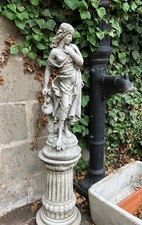 Jug Lady Statue,Garden stone