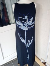 LADIES BLUE FLORAL MAXI DRESS
