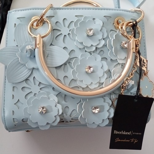 River island small - blue, bag