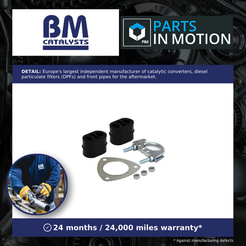 Exhaust pipe fitting - kit, fits