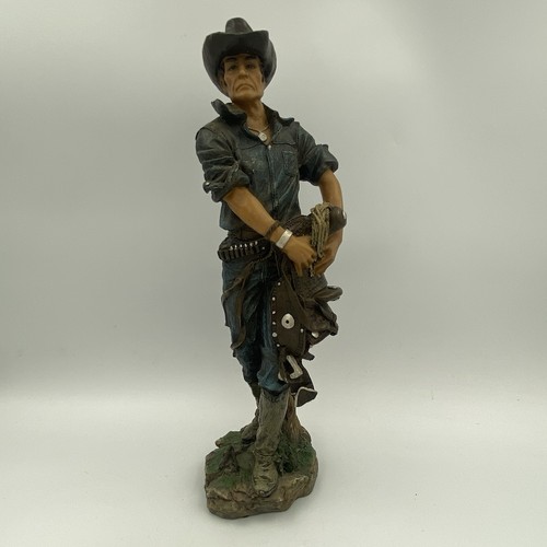 Vintage western cowboy resin - vintage,