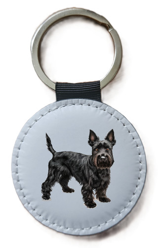 Scottish terrier keyring - scottish,