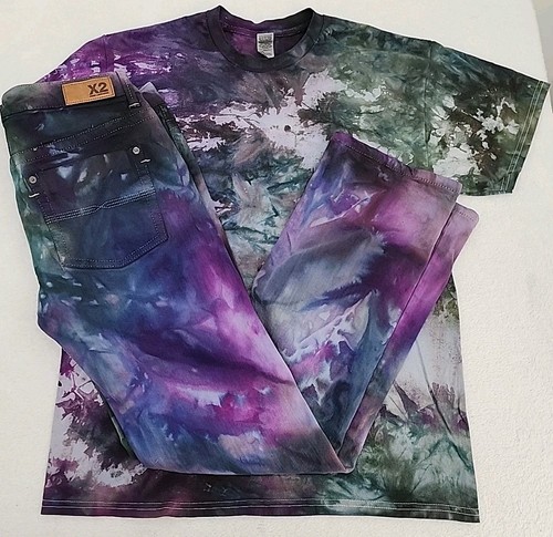 Women ice tie - tie, dye