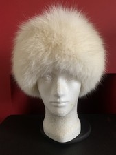vintage real fur hat