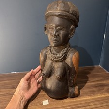 Vintage hand carved african - vintage,