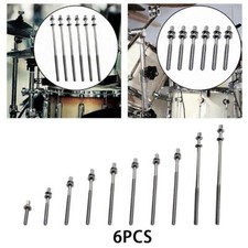 6x Drum Tension Rods Drum Lug