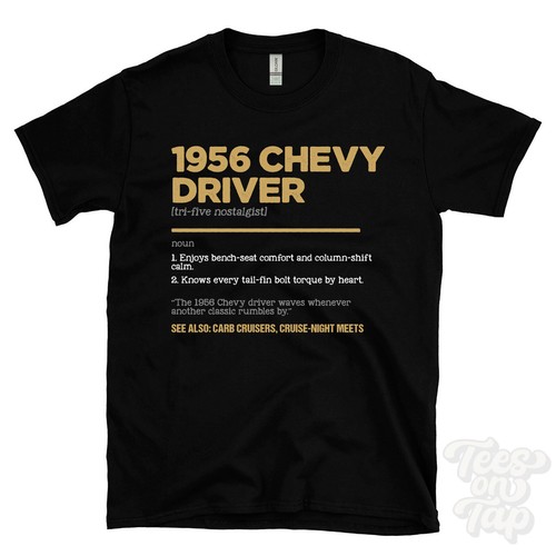 1956 chevy driver - 1956, t-shirt