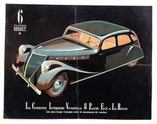 Genuine Brochure 1936 Renault