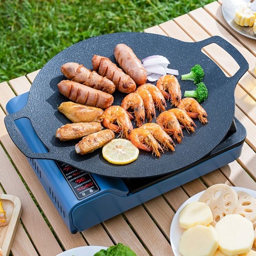 New outdoor camping bbq - bbq, pan