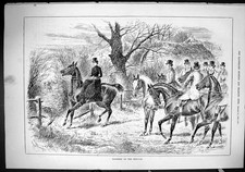 Antique Old Print 1885