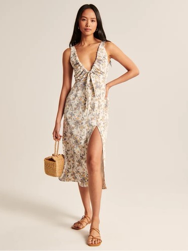 Abercrombie cinched neck slip - cinched,