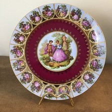 Vintage H & C Selb Bavaria, Heinrich 'Old Vienna' Fragonard Pattern Plate 26cm
