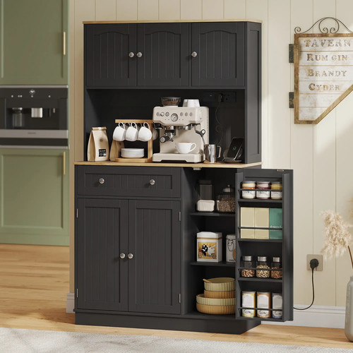 Tall kitchen cupboard - kitchen,
