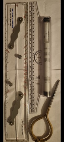 Vintage rolling ruler - rolling,