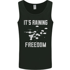 Freedom Parachute Regiment Para 1 2 3 4 SAS Mens Vest Tank Top