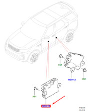 LR DISCOVERY V L462 Front Right Door Control Unit LHD LR106179 NEW GENUINE