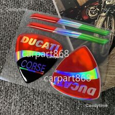Domed Motorcycle 3D Sticker Fuel Tank Fairing Body Badge Emblem Decal For Ducati