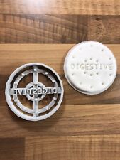 Digestive Biscuit, Fondant, Pastry Cookie Cutter 80mm Length - Hand Wash Only