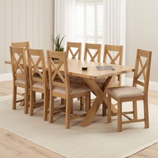 Dining table and cross - table,