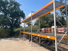 3 Bays Apex Racking 4x4.5m (H) Frames 1100mm (D) 12x3300mm 3t UDL Beams + Decks