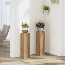 Plant stand 2pcs artisan oak - plant,
