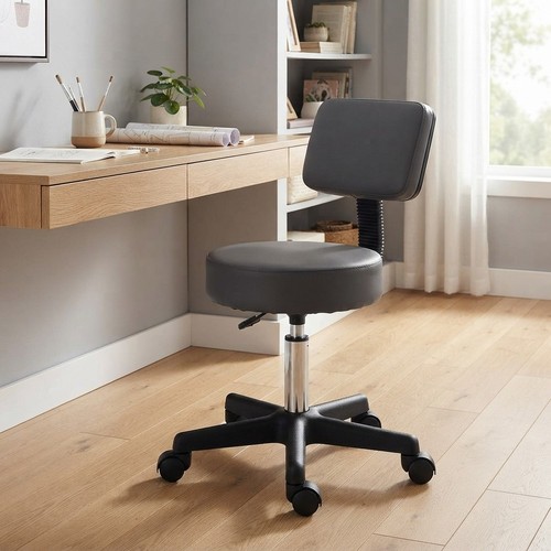 Elegant grey swivel chair - grey,